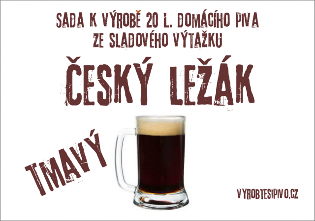 Sada Český ležák-tmavý