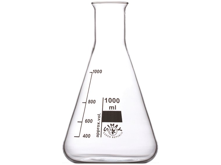 Erlenmeyerova baňka 1000ml