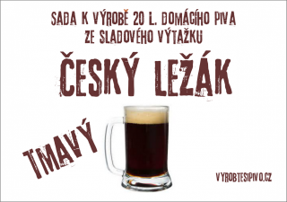 Sada Český ležák-tmavý